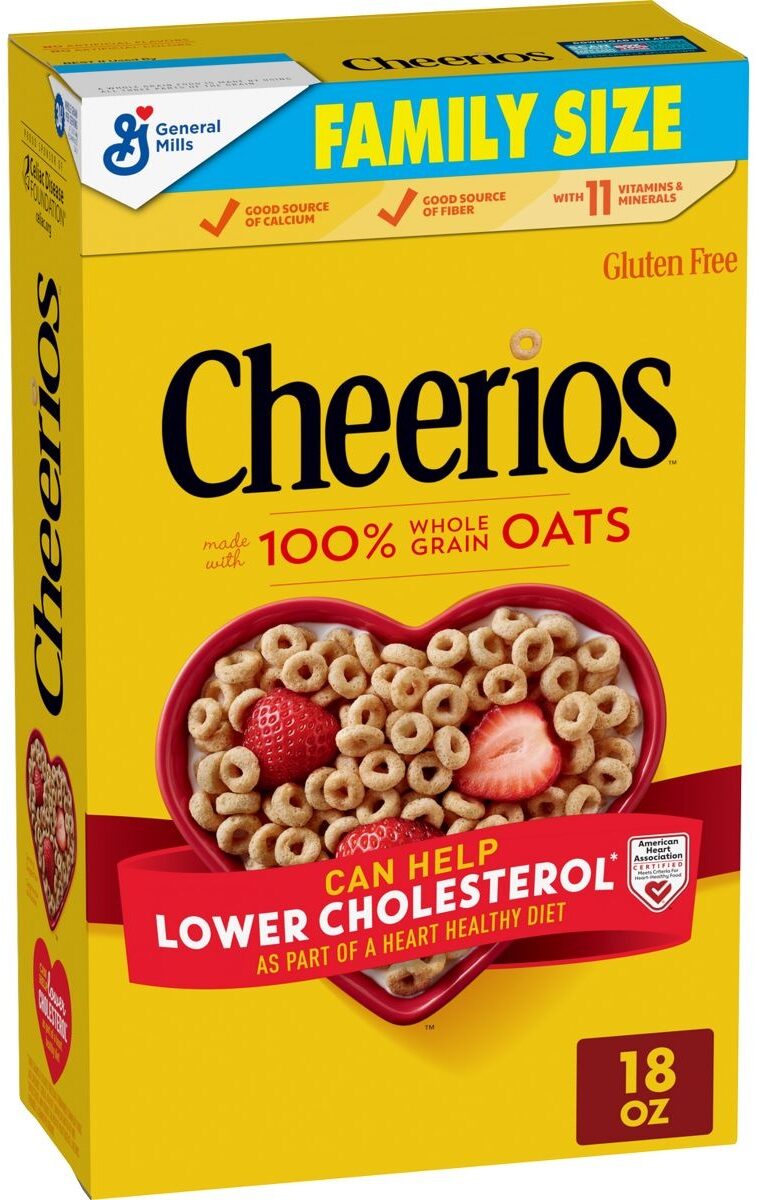 General Mills Cheerios Cereal Multi Grain 18.8 oz — Front view
