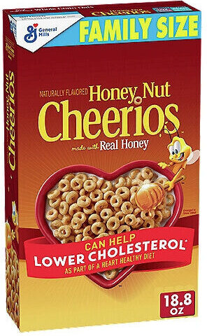 General Mills Cheerios Cereal Honey Nut 8.9 oz — front of pack