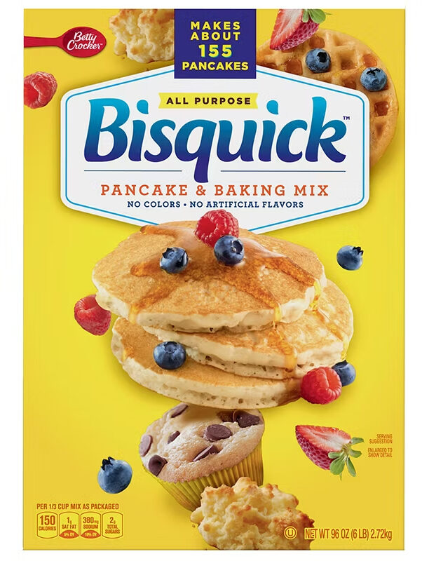 Betty Crocker Pancake & Baking Mix Complete 40 oz — Front view