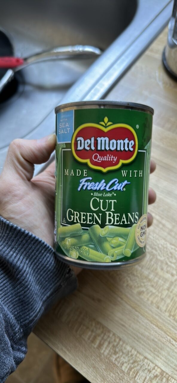 Del Monte Canned Vegetables Green Beans 14.5 oz — Front view