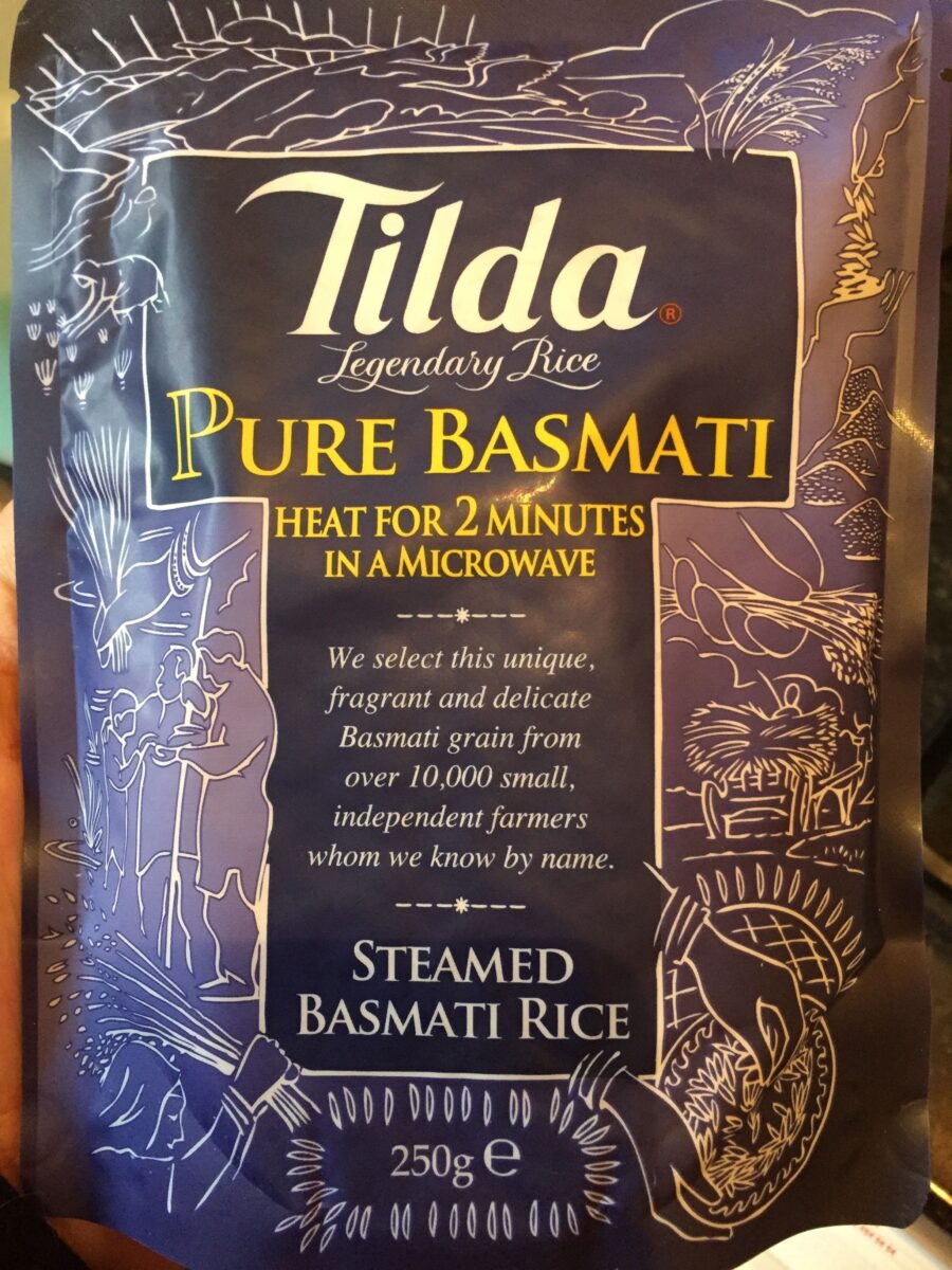 Tilda Basmati Rice Ready to Heat 8.5 oz — Front view