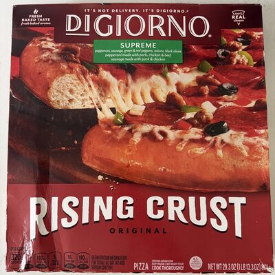 DiGiorno Rising Crust Pizza Supreme 22 oz — front of pack