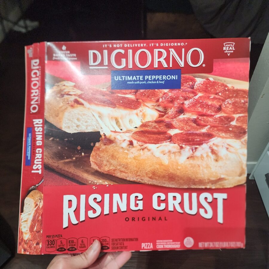 DiGiorno Rising Crust Pizza Pepperoni Family Size — Front view