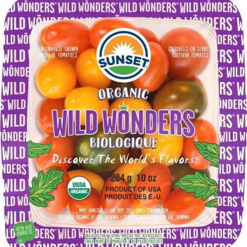 Sunset Roma Tomatoes Organic 1 lb — front of pack